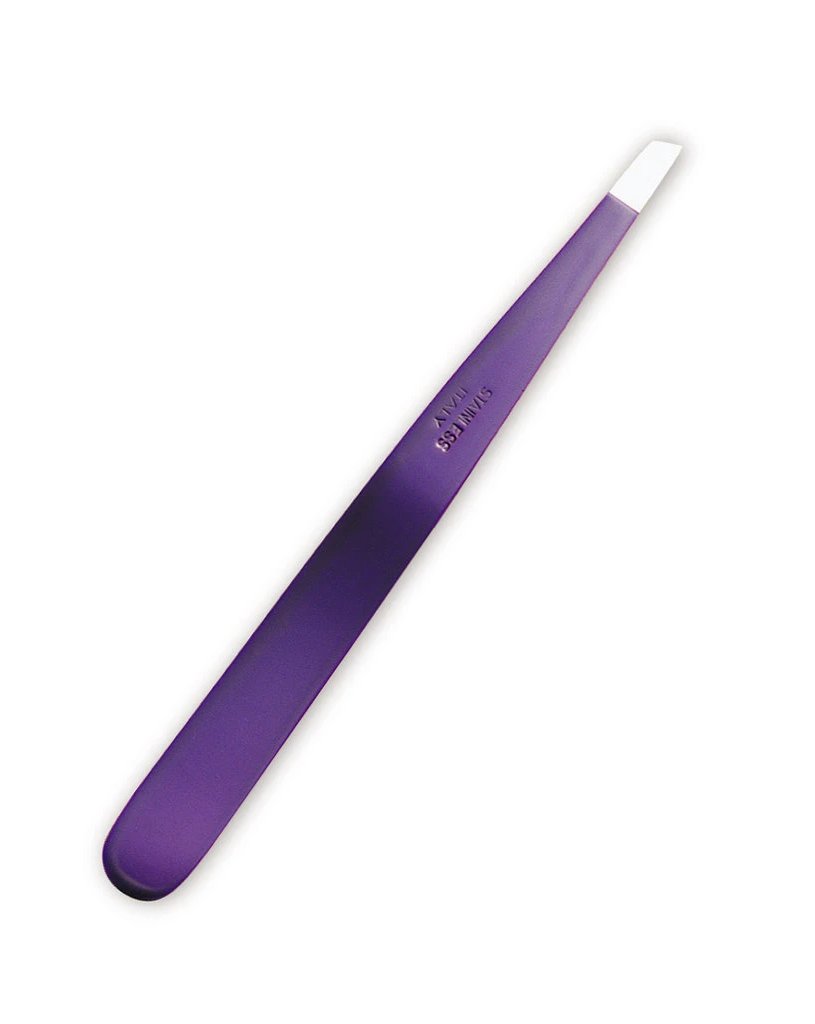Fiesta Tweezers Slant Tip - Stainless Steel