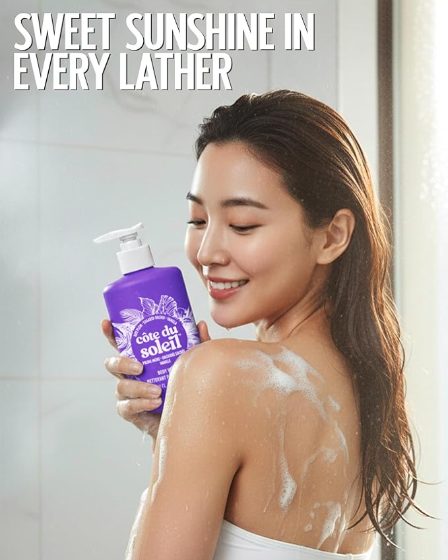 Nettoyant pour le corps Prune mûre Côte du Soleil